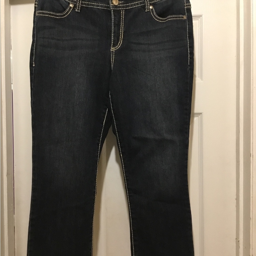 Nine West Black Straight Leg Jeans